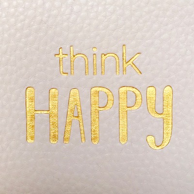 'Think Happy' Cosmetics Bag