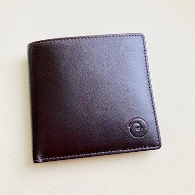 Slim Brown Leather Wallet ~ Rfid Protected