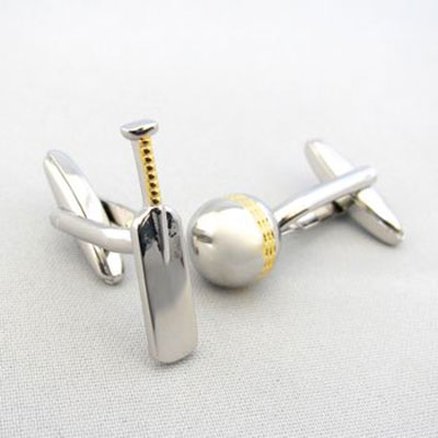 Cricket Bat & Ball Cufflinks