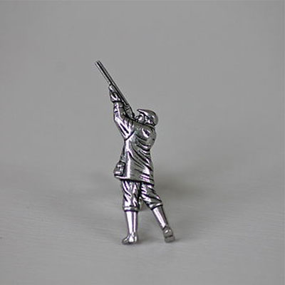 Pewter Huntsman Cufflinks   