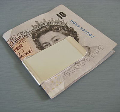 Silver Plated Money Clip