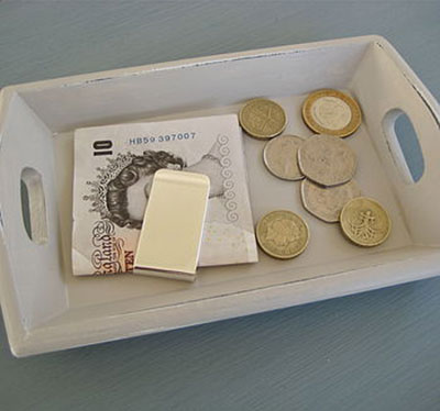 Silver Plated Money Clip