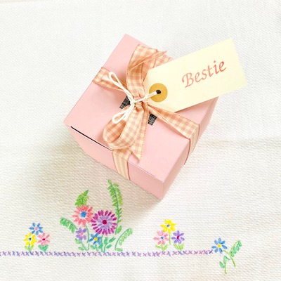 Bestie handmade gift tag