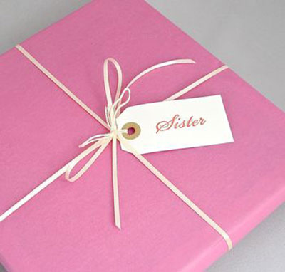 Special Sister Handmade Card ~ Scroll 
