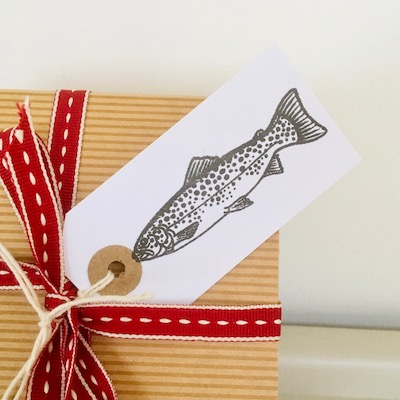 Handmade Fish Gift Tag 
