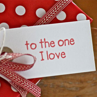 to the one i love anniversary gift tag