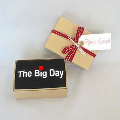 The Big Day Wedding Socks       